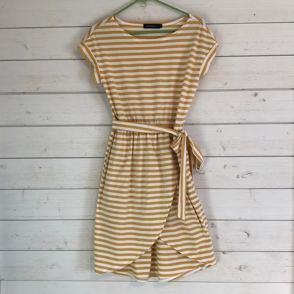 Merokeety Dresses | Merokeety Casual Stripe Dress | Color: Yellow | Size: S | Michy215'S Closet